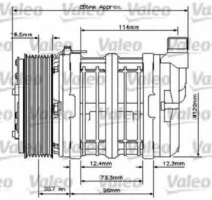 VALEO 815810 Compressor, air conditioning